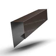 Планка завершающая сложная 30х25х2000 (VALORI-20-DarkBrown-0.5)